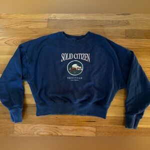 Solid Citizen Navy Crewneck Sweater